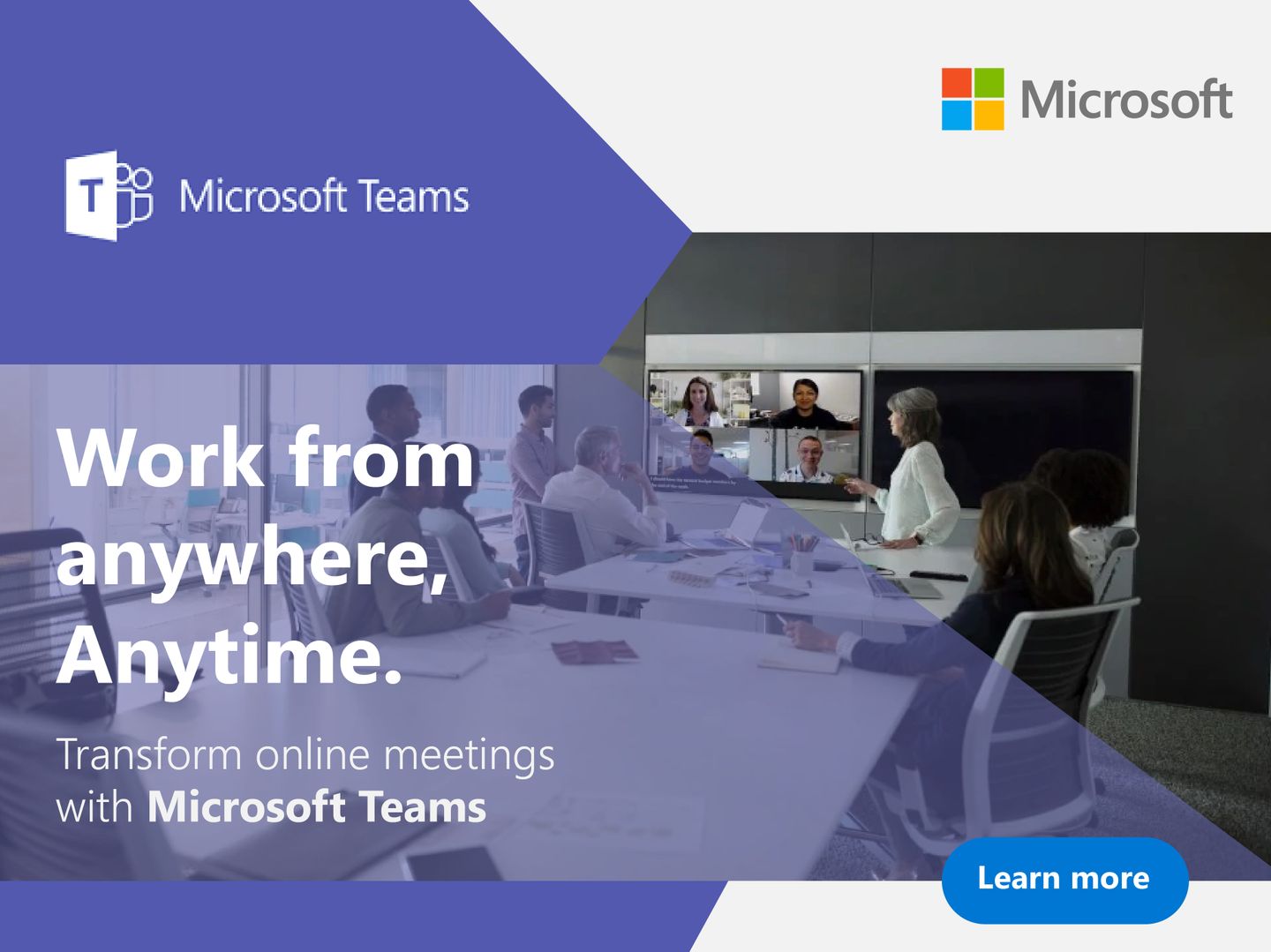 Figure 8: Work from Anywhere with Microsoft Teams