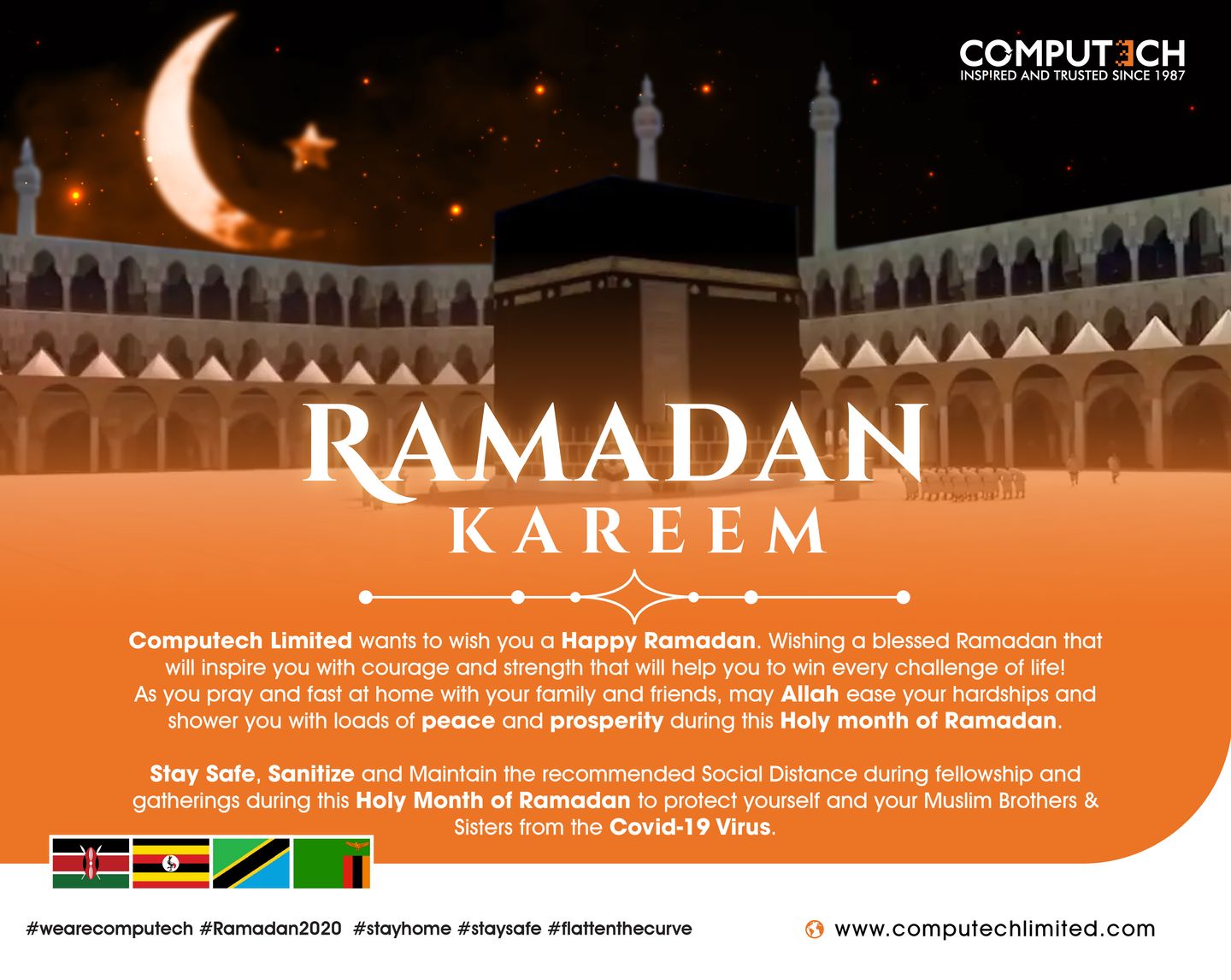 May the spirit of Ramadan light up your soul. Happy Ramadan!