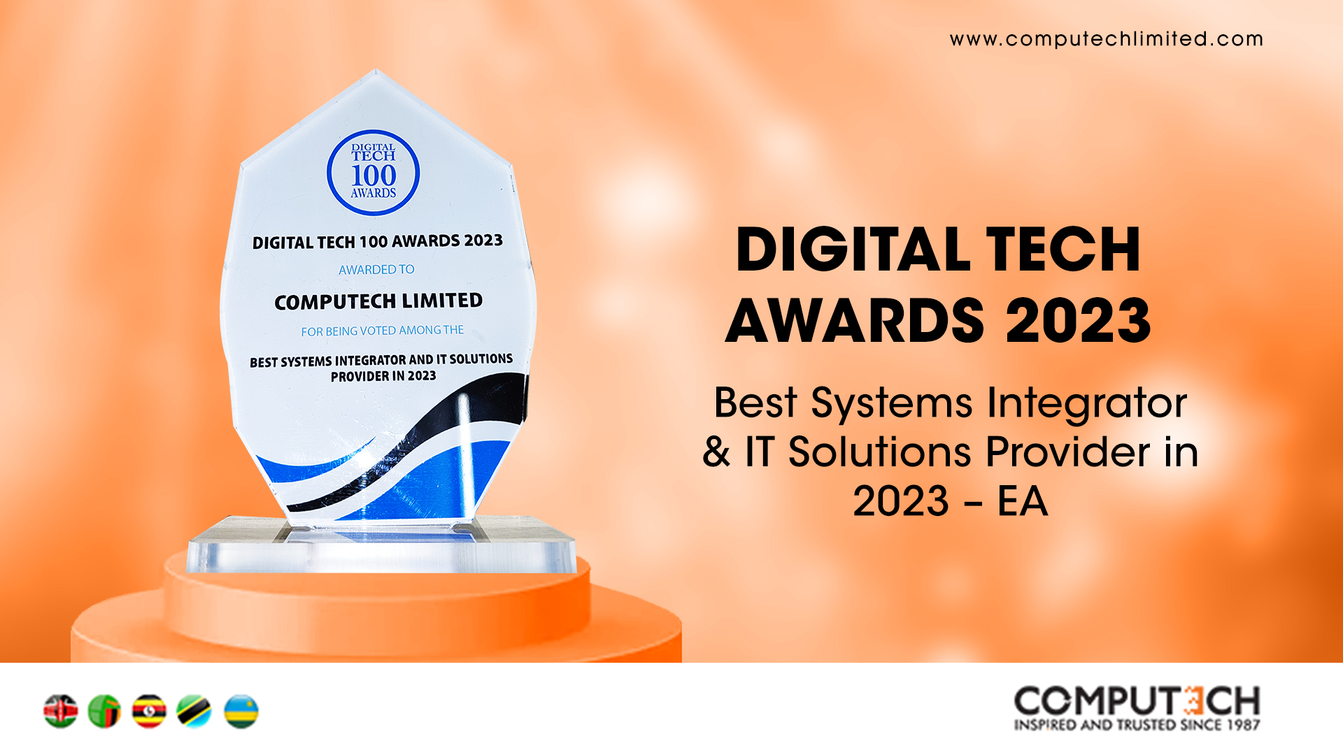 Computech Reigns Supreme: Best System's Integrator & IT Solutions Provider of 2023.