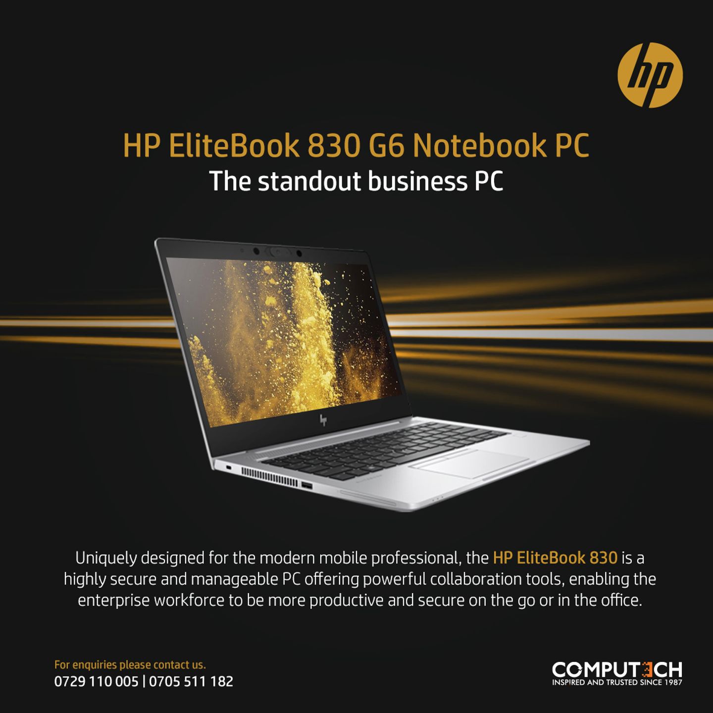 Hp Elitebook 830 G6 Notebook Pc, the Standout Business Pc