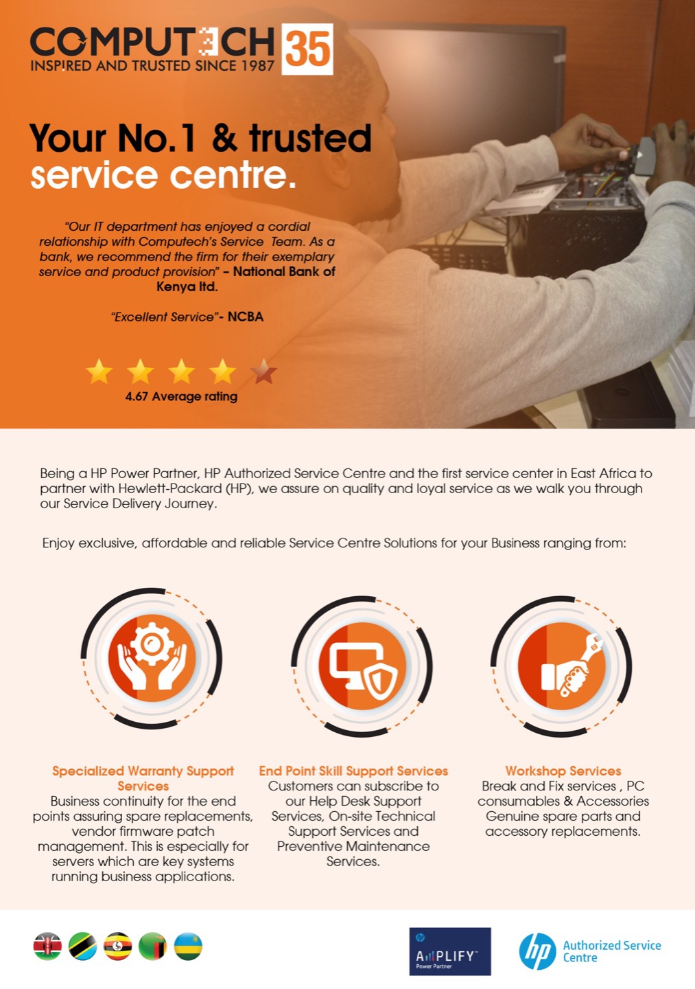 Why computech is East Africa’s #1 service centre
