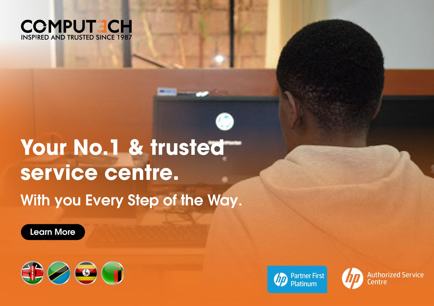 Figure 1: Your Best HP Authorized Service Centre in Kenya. Trusted HP Authorized Reseller and Platinum Partner