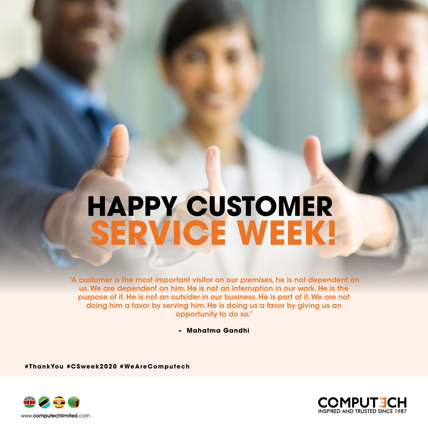 Computech Limited Wishes you a Happy Customer Service Week! 