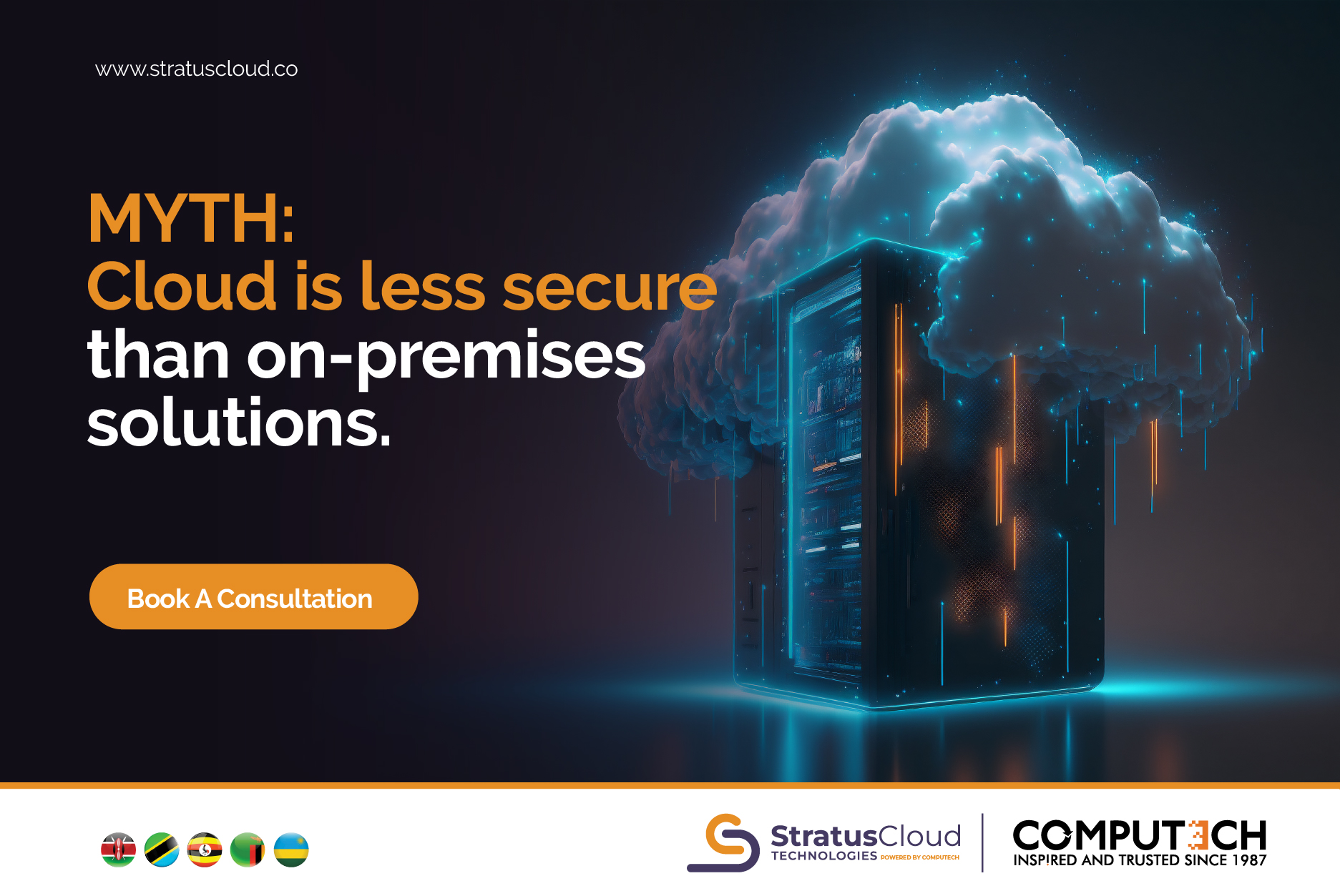 MYTH: The cloud is less secure than on premises solutions.